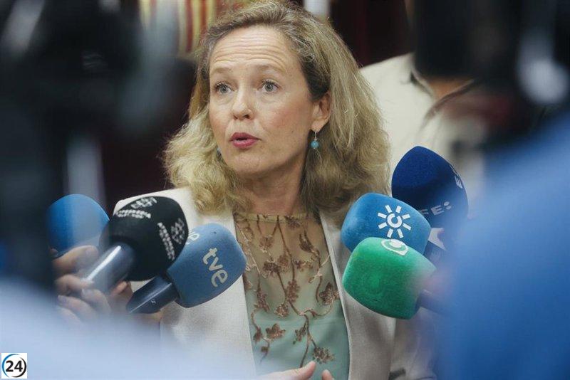 Calviño confía en la moderación del IPC de alimentos y admite posible subestimación del PIB.