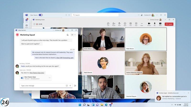 Microsoft desconectará Teams de Microsoft 365 y Office 365 para Empresas en Europa.