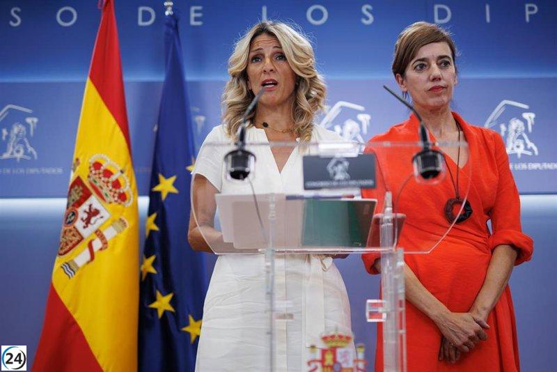 Sumar acepta las dudas del PSOE tras la reunión de Díaz con Puigdemont y defiende su autonomía.