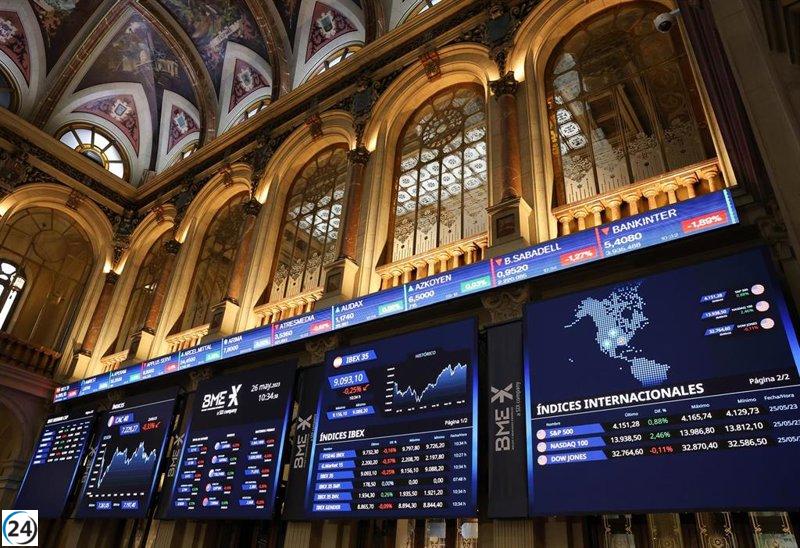 Caída del Ibex del 0,9% tras ingreso de STC a Telefónica y a la espera del BCE.