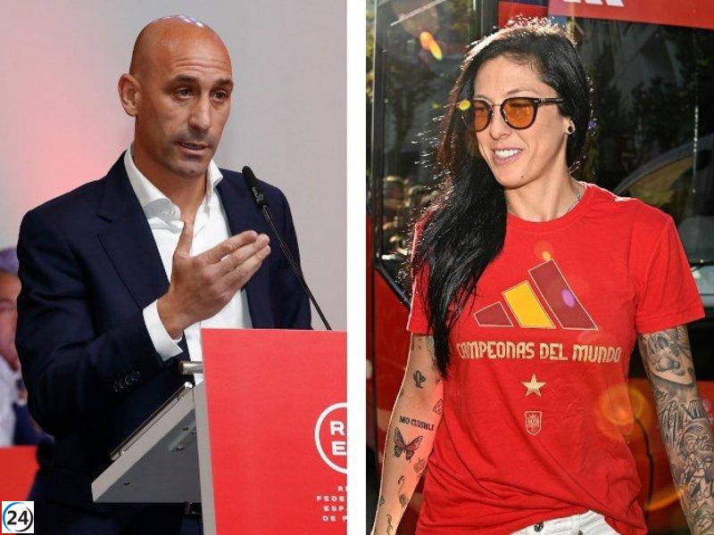 Rubiales, citado a declarar como imputado por el beso a Jenni Hermoso