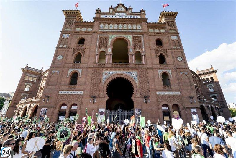 Gran manifestación antitaurina convocada por PACMA este sábado frente a Las Ventas: una cita histórica.