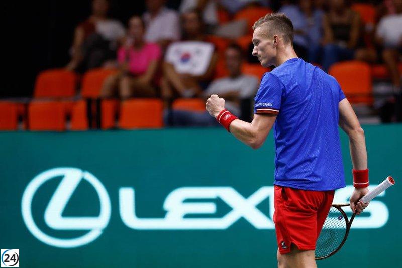 Chequia triunfa sobre Corea del Sur y complica el camino de España en la Copa Davis