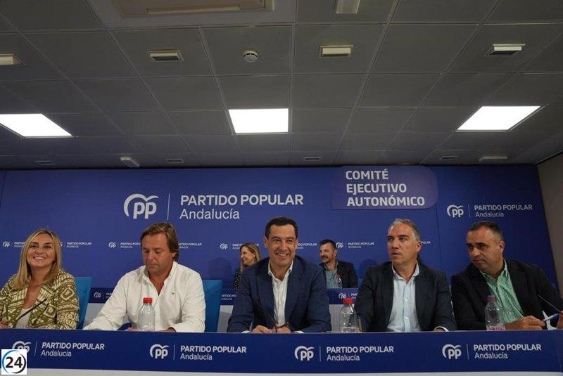 Bendodo compara al PSOE de Pedro Sánchez con la Unión Soviética, mencionando purgas dentro del partido.
