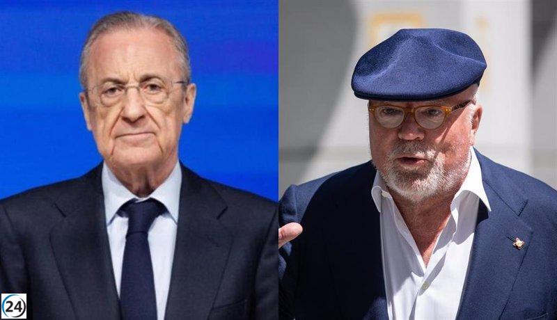 Florentino Pérez planea acciones legales contra excomisario Villarejo por acusaciones infundadas de corrupción deportiva