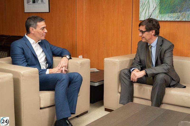 Sánchez e Illa mantendrán una comunicación constante durante las próximas semanas de negociación para la investidura