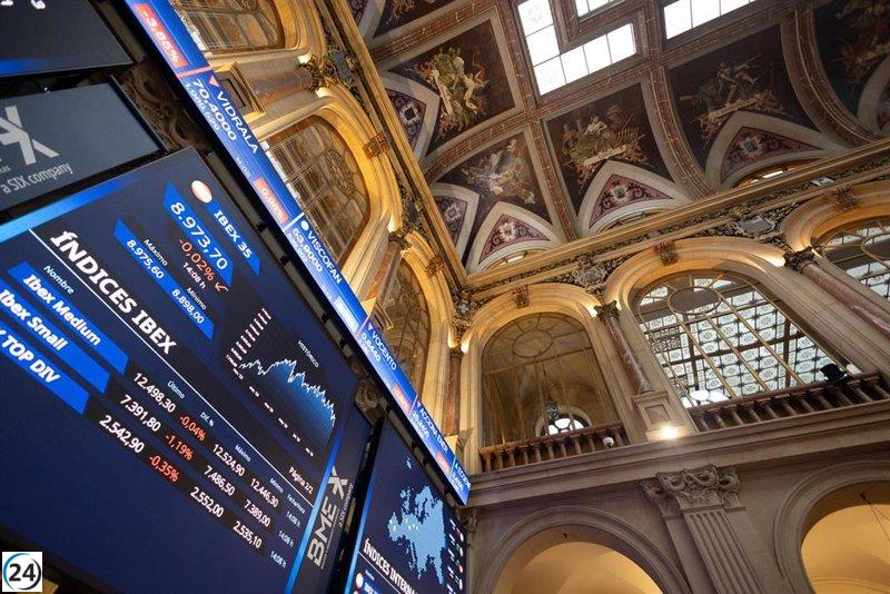 El Ibex se eleva un 1,07% y recupera los 9.000 puntos al comenzar la semana
