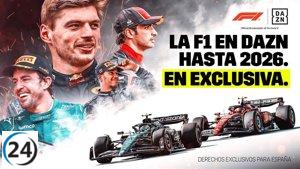 DAZN se asegura los derechos exclusivos de emisión para la Fórmula 1 en España hasta 2026.