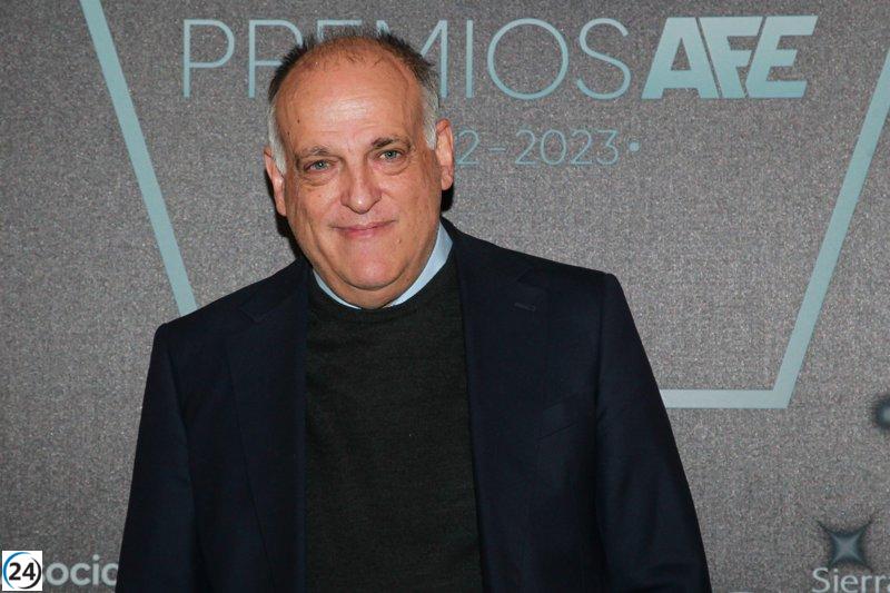 Tebas destaca la autonomía de Vinícius: