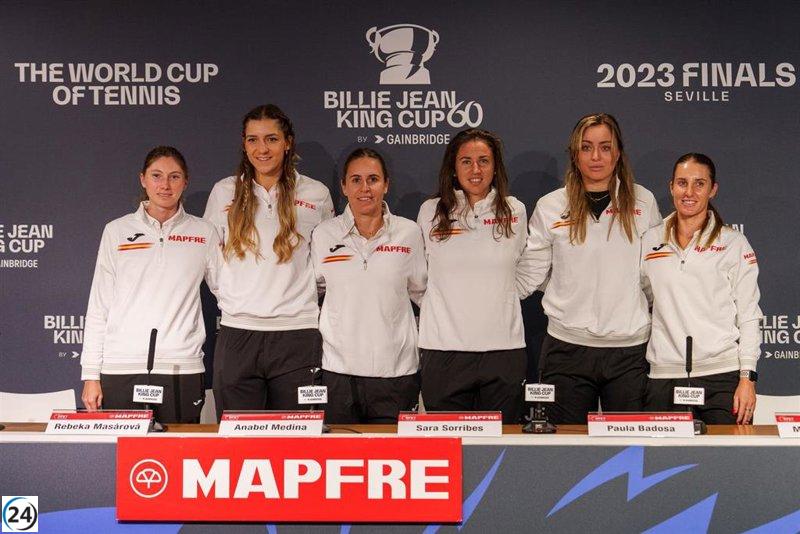 Anabel Medina destaca la importancia y emoción de jugar en casa en la Billie Jean King Cup.
