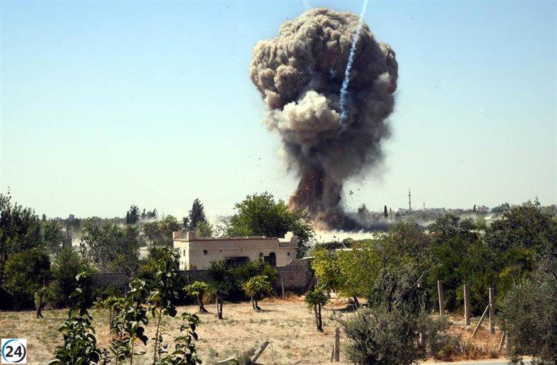El bombardeo israelí cerca de Damasco resulta en la muerte de tres integrantes de Hezbolá.