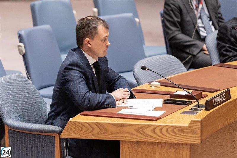 Ucrania acusa a Rusia de ser responsable de todas las víctimas de la guerra en el Consejo de Seguridad de la ONU.