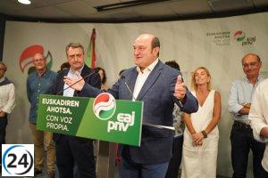 El acuerdo entre el PNV y el PSOE sigue pendiente, y ahora la investidura de Sánchez se encuentra en manos de los votos jeltzales.