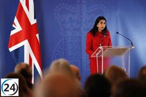La ministra del Interior británica denuncia que la Policía muestra favoritismo hacia los manifestantes propalestina.