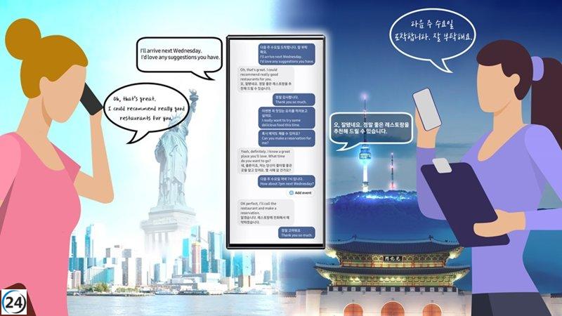 El nuevo smartphone de Samsung permitirá traducción en tiempo real de llamadas gracias a la inteligencia artificial.
