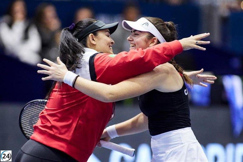 España se despide de las Finales de la Billie Jean King Cup en un amargo desenlace
