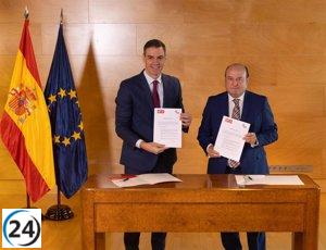 El PSOE se compromete con el PNV para establecer el umbral mínimo en las elecciones europeas.