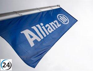 Allianz supera expectativas de ganancias con un aumento del 20% hasta septiembre, a pesar de una disminución del beneficio del 30% en el tercer trimestre.
