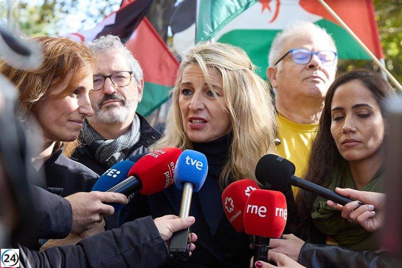Yolanda Díaz critica al PP por rechazar cualquier Gobierno que no esté liderado por ellos mismos calificándolos como