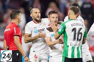 El derbi del Pizjuán: Sevilla y Betis se desafían en un emocionante choque de pasiones.