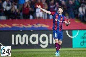 Lewandowski brilla en una increíble actuación que lleva al Barça a la victoria