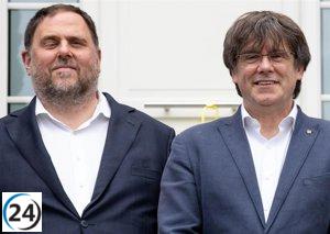 El retorno de Puigdemont sin temor a detención contrasta con la continuidad de la inhabilitación de Junqueras, pendiente de estudio por el Tribunal Supremo