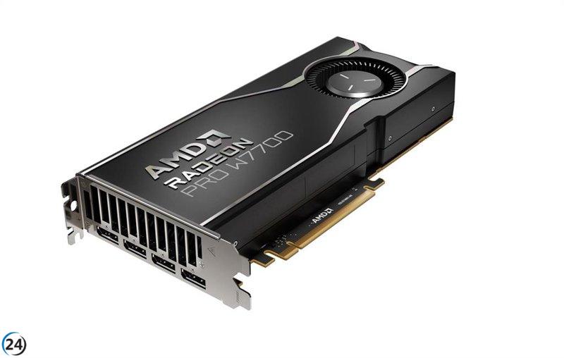 AMD revoluciona estaciones de trabajo con la nueva Radeon PRO W7700 en tarjeta gráfica.