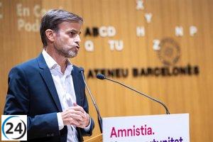 Asens afirma haber experimentado una sensación de vigilancia durante su recorrido junto a Díaz a Bruselas para encontrarse con Puigdemont.