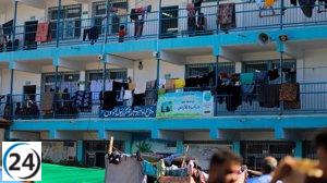 Escuela en Franja de Gaza es objetivo de ataques israelíes según denuncia de UNRWA
