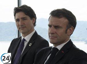 Líderes Macron y Trudeau advierten sobre la creciente escalada de tensiones en Oriente Próximo
