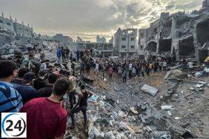 Arremetida militar israelí deja múltiples víctimas palestinas en el norte y sur de Gaza.