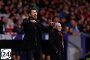 Simeone: La pérdida de confianza de los jugadores en mí sería motivo de reflexión sobre mi continuidad en el Atlético.