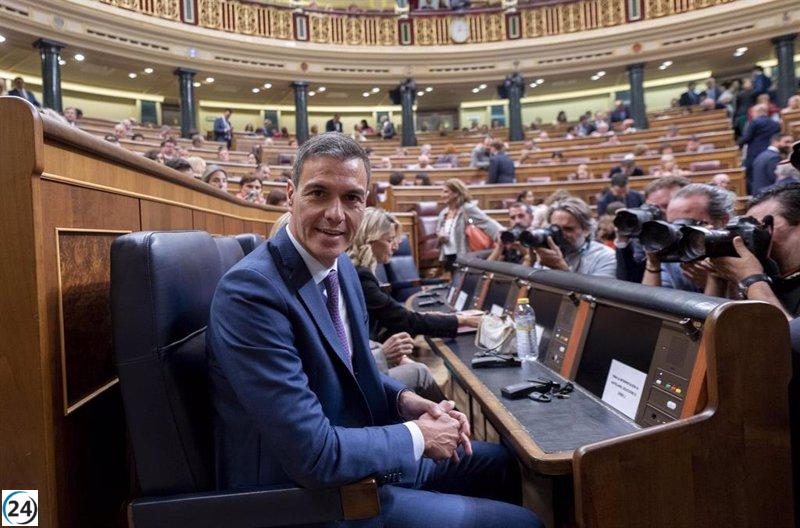 Sánchez confía en superar con 179 votos el segundo debate de investidura en el Congreso.