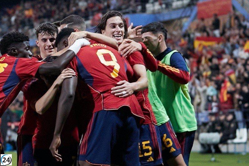 España mantiene su impecable trayectoria en la fase de clasificación para la Eurocopa sub-21.