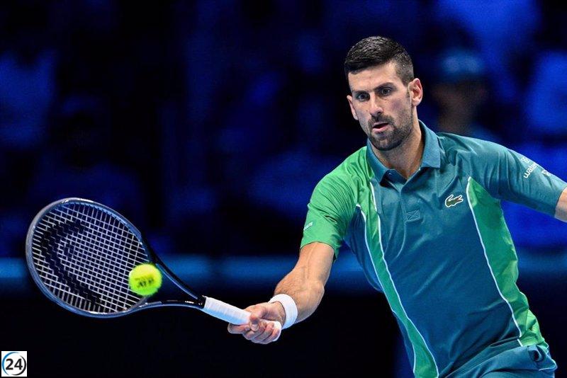 Impresionante desempeño de Djokovic en las Finales ATP relega a Alcaraz