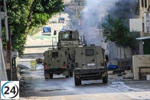 Ejército israelí causa fatalidad al disparar en la cabeza de un palestino durante enfrentamientos en Cisjordania.