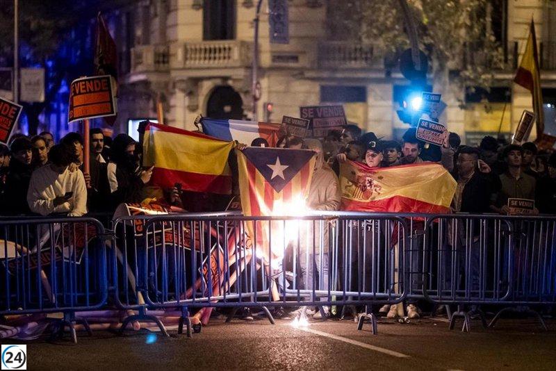 Arrestado el dirigente de Democracia Nacional debido a la pesquisa policial por los altercados en Ferraz.