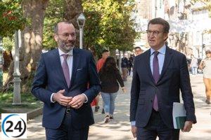 Feijóo se une a Tajani y Weber en Barcelona para discutir la posibilidad de amnistía