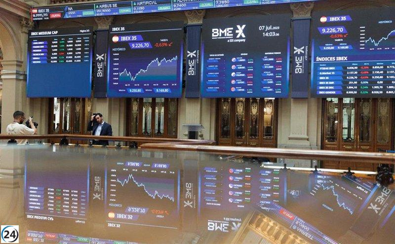 El Ibex mantiene su impulso hasta el cierre, superando los 9.900 puntos