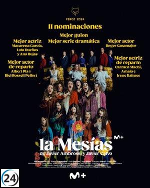 Rompedora serie 'La Mesías' arrasa en los Feroz con 11 nominaciones mientras 'Cerrar los ojos' es la favorita en cine, sumando 9 candidaturas
