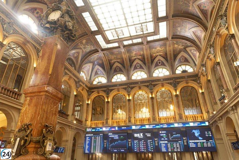 El Ibex se mantiene estable al mediodía, a la espera de las actas del BCE mientras Wall Street permanece cerrado.