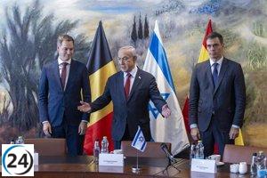 El Gobierno israelí expresó su descontento a la embajadora española por las declaraciones de Sánchez.