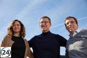 Feijóo y Ayuso organizan una manifestación el domingo en contra de Sánchez, que consideran 