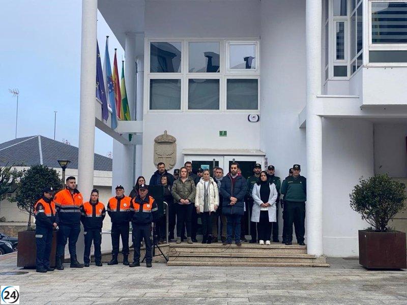 Comunidad en Oroso (A Coruña) se une en un minuto de silencio para condenar el trágico crimen machista