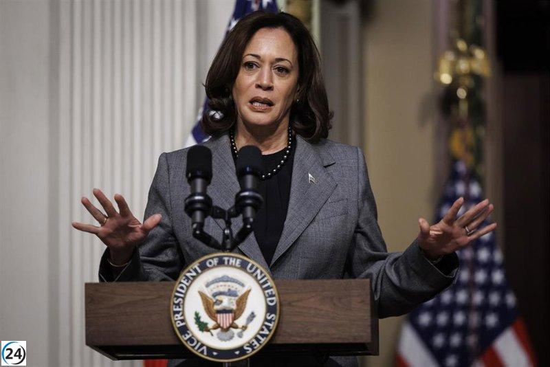 Kamala Harris reafirma la negativa de Estados Unidos a la reubicación coercitiva de palestinos.