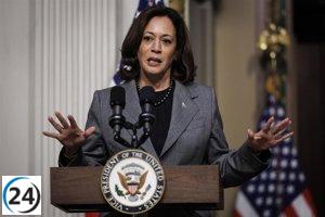 Kamala Harris reafirma la negativa de Estados Unidos a la reubicación coercitiva de palestinos.