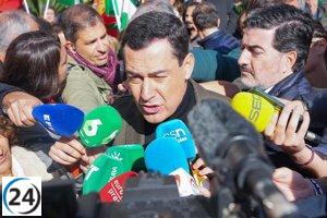 Sánchez genera un nuevo agravio territorial al reunir a los andaluces tras 46 años, según Moreno en la concentración del 4D.