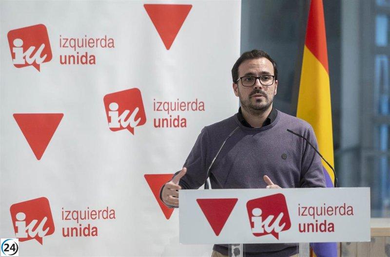 IU comienza a organizar su asamblea tras la partida de Garzón, prevista para la primera mitad de 2024.