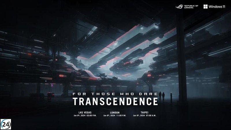 Asus lanzará los esperados dispositivos ROG 2024 en un evento virtual el 8 de enero.