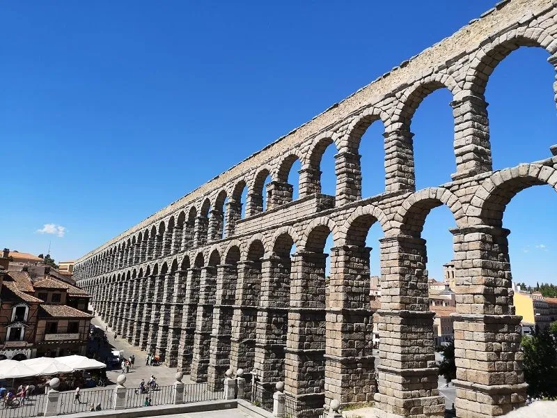 El impresionante acueducto de Segovia